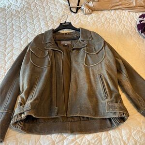 Wilsons Leather Mens Brown Jacket